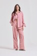 CALÇA RETA ALFAIATARIA DETALHES ROSA