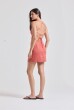 VESTIDO COSTAS AMARRAÇÃO LINHO TELHA