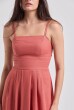 VESTIDO CELINA LINHO TELHA