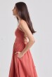 VESTIDO CELINA LINHO TELHA
