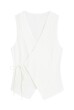 BLUSA TRANSPASSE LINHO OFFWHITE