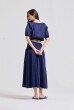 BLUSA FRANZIDA COTTON MARINHO