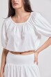 BLUSA FRANZIDA COTTON OFFWHITE
