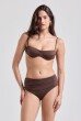 CALCINHA HOT PANTS MARROM