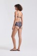CALCINHA HOT PANTS PRETO TULIPAS