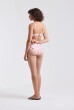 CALCINHA HOT PANTS VERMELHA TULIPAS