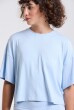T-SHIRT SERENA VISCOLYCRA AZUL CLARO