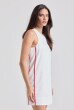 VESTIDO CURTO DETALHE LATERAL OFFWHITE