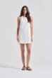 VESTIDO CURTO DETALHE LATERAL OFFWHITE