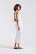 VESTIDO FENDAS TRICOT OFFWHITE