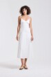 VESTIDO CORPETE MIDI OFFWHITE