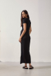 VESTIDO T-SHIRT GAZE PRETO