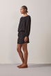 SHORT COTTON RUSTIC PRETO