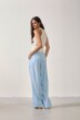 CALÇA RETA BOLSO CAMBRAIA AZUL CLARO