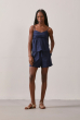 SHORT BOLSO CAMBRAIA MARINHO