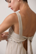 VESTIDO RODADO CAMBRAIA AREIA