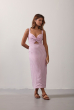 VESTIDO VAZADO NO LISTRA