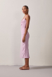 VESTIDO VAZADO NO LISTRA