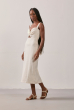 VESTIDO VAZADO NÓ OFFWHITE