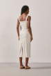 VESTIDO VAZADO NÓ OFFWHITE