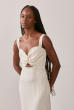 VESTIDO VAZADO NÓ OFFWHITE