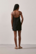 VESTIDO MINI DECOTE QUADRADO PRETO