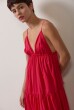 VESTIDO ALÇA RODADO VERMELHO