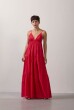 VESTIDO ALÇA RODADO VERMELHO