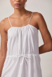 VESTIDO FRANZIDO VOIL BRANCO