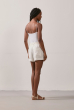 SHORT BOLSO CAMBRAIA OFFWHITE