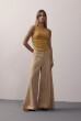 BLUSA DETALHE LATERAL MOSTARDA