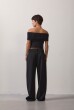 BLUSA OMBRO A OMBRO PRETO