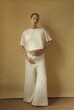 T-SHIRT SERENA FLANELADA OFFWHITE