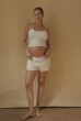 SHORT TRÉGUA TRAMA OFFWHITE