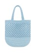 BOLSA LERU RÁFIA AZUL CLARO