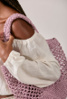BOLSA LERU RÁFIA LILAS