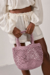 BOLSA LERU RÁFIA LILAS