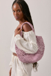 BOLSA LERU RÁFIA LILAS