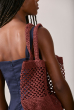 BOLSA LERU RÁFIA VINHO
