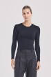 BLUSA MANGA RIBANA PRETO