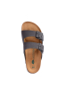 SANDALIA LE CORK LISBOA PRETO ESTONADO FIVELA PRETA