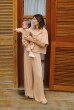 T-SHIRT SERENA FLANELADA BEGE