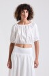 BLUSA FRANZIDA COTTON OFFWHITE