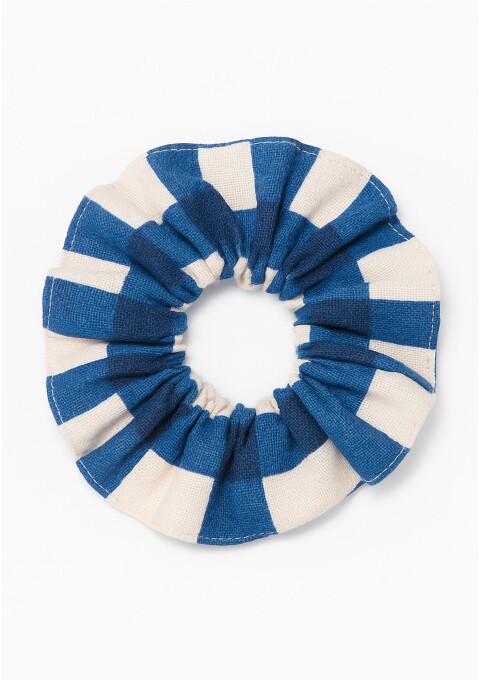 SCRUNCHIE LB XADREZ AZUL