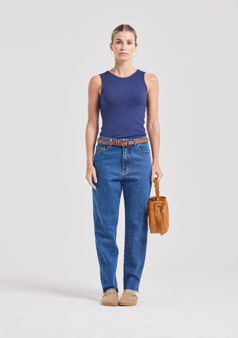 CALÇA LU DESFIADA BLUE JEANS
