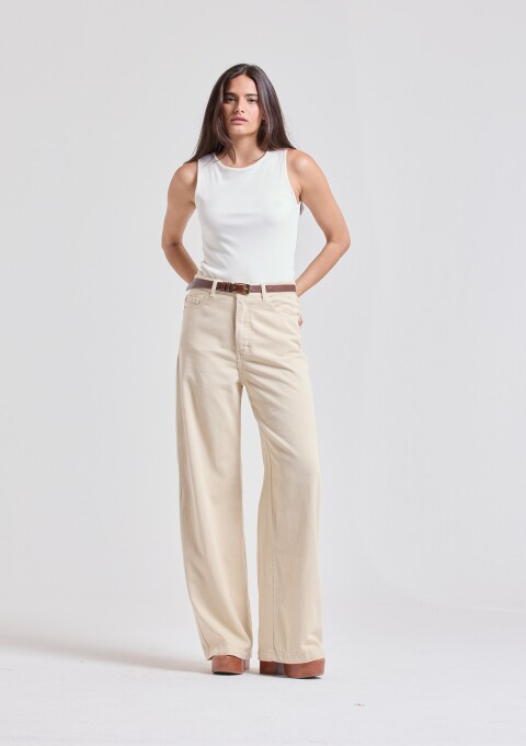 CALÇA NANDA CREME