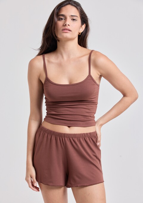 BLUSA TRÉGUA VISCOLYCRA NUTELLA