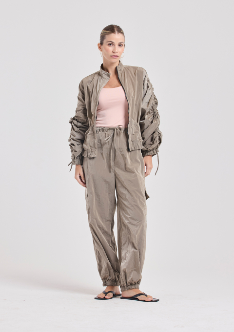 CALÇA RECORTE BOMBER MILITAR