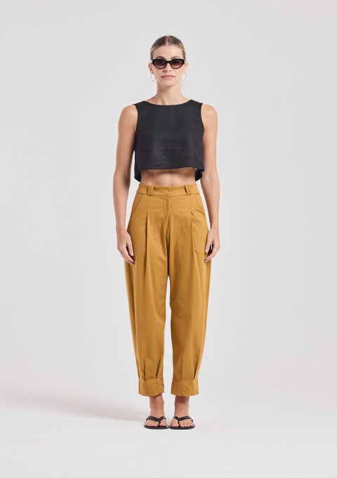 CALÇA ALFAIATARIA COTTON CARAMELO