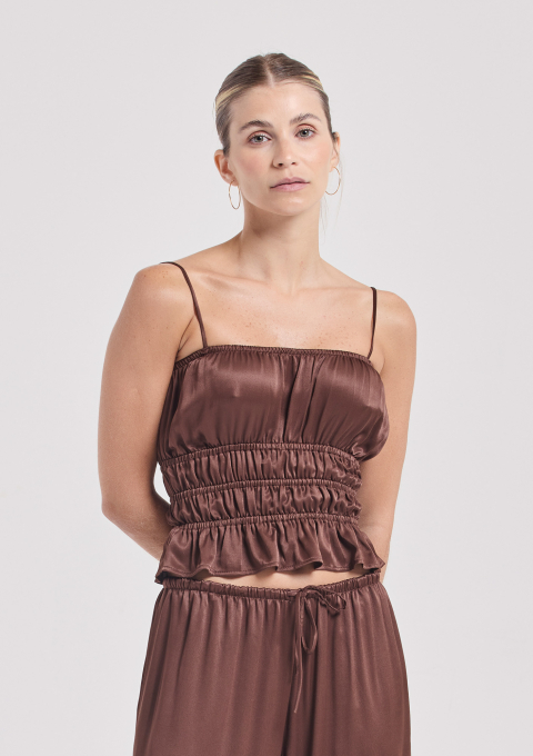 BLUSA FRANZIDA SATIN